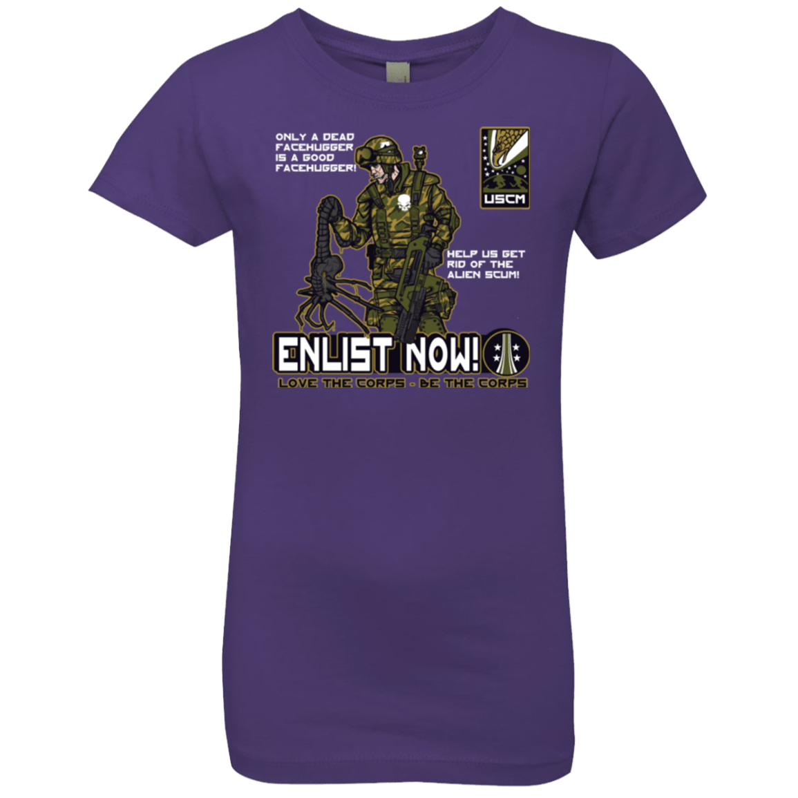 T-Shirts Purple Rush / YXS Be The Corps Girls Premium T-Shirt