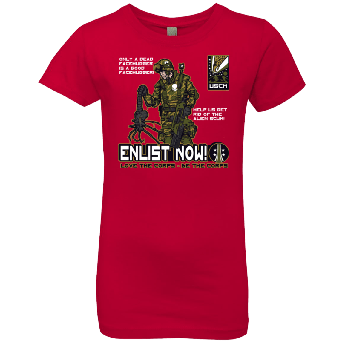 T-Shirts Red / YXS Be The Corps Girls Premium T-Shirt