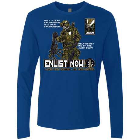 T-Shirts Royal / Small Be The Corps Men's Premium Long Sleeve