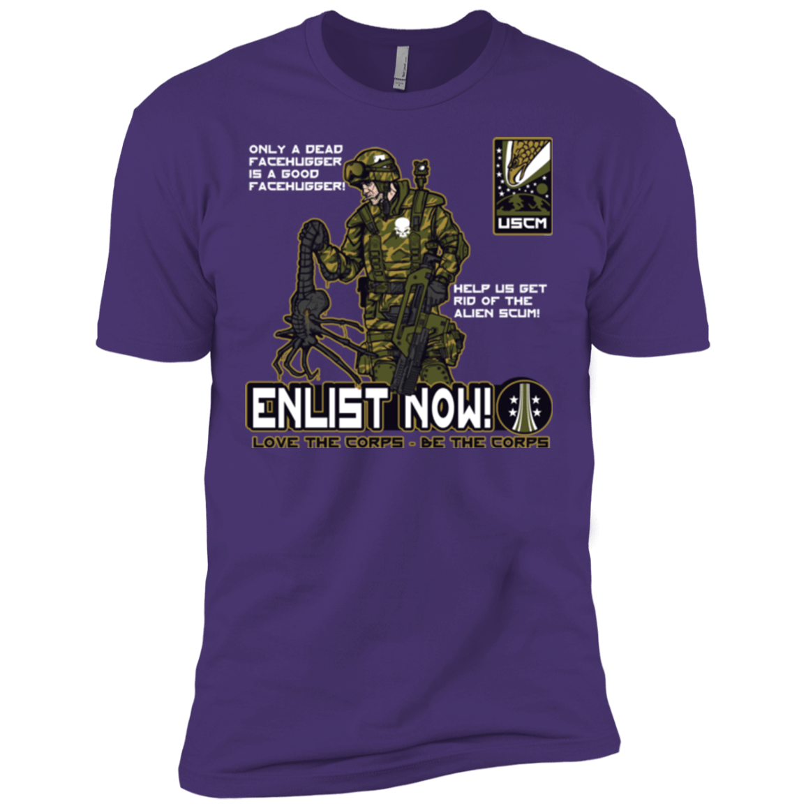 T-Shirts Purple Rush/ / X-Small Be The Corps Men's Premium T-Shirt