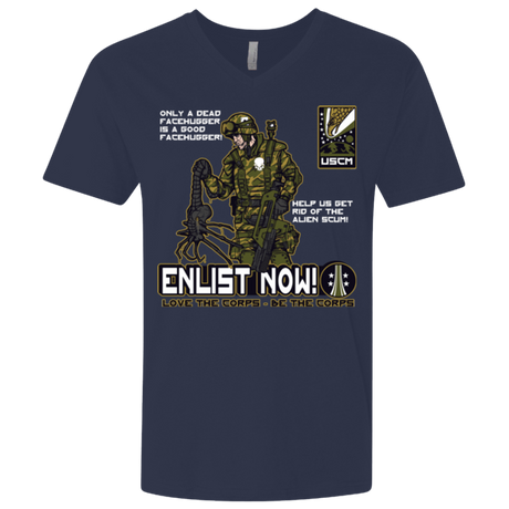 T-Shirts Midnight Navy / X-Small Be The Corps Men's Premium V-Neck