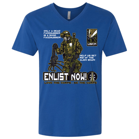 T-Shirts Royal / X-Small Be The Corps Men's Premium V-Neck