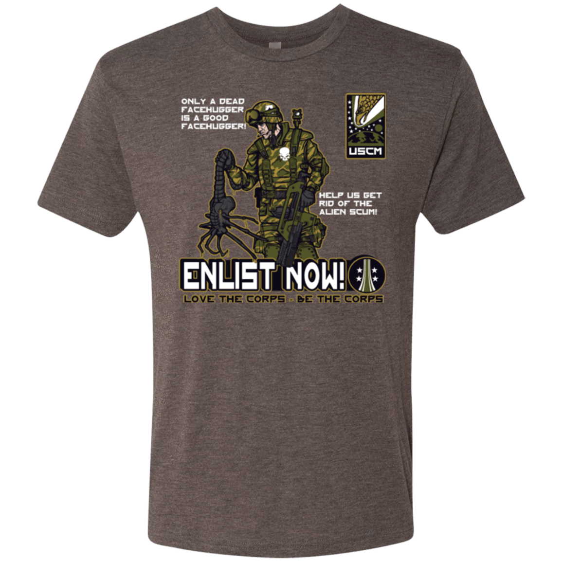 T-Shirts Macchiato / Small Be The Corps Men's Triblend T-Shirt