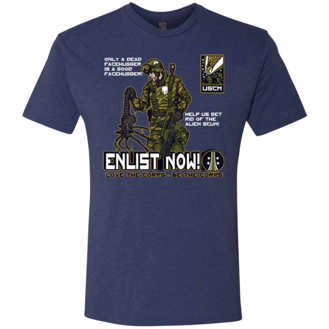 T-Shirts Vintage Navy / Small Be The Corps Men's Triblend T-Shirt