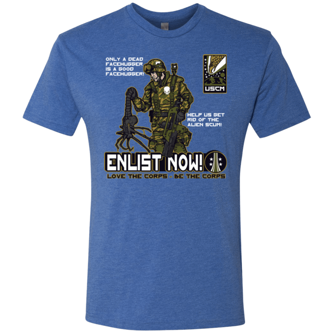 T-Shirts Vintage Royal / Small Be The Corps Men's Triblend T-Shirt