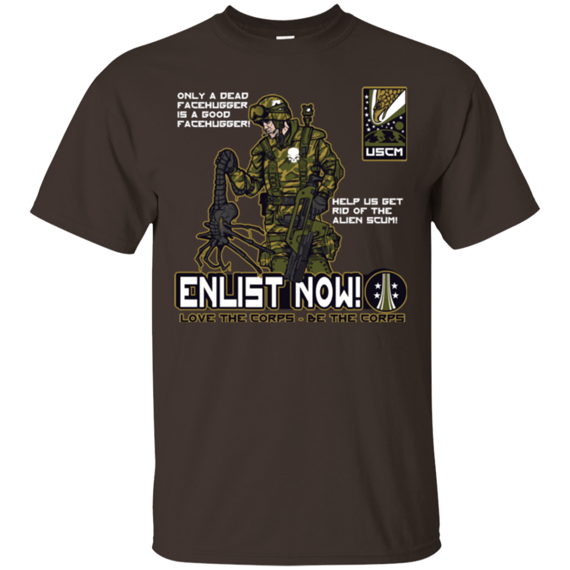 T-Shirts Dark Chocolate / Small Be The Corps T-Shirt