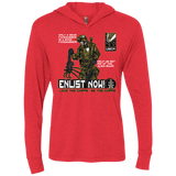 T-Shirts Vintage Red / X-Small Be The Corps Triblend Long Sleeve Hoodie Tee