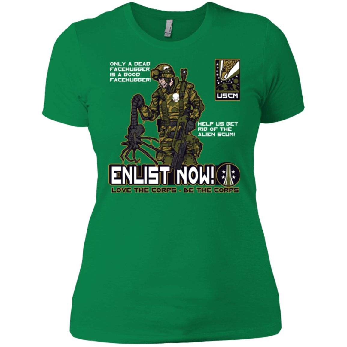 T-Shirts Kelly Green / X-Small Be The Corps Women's Premium T-Shirt