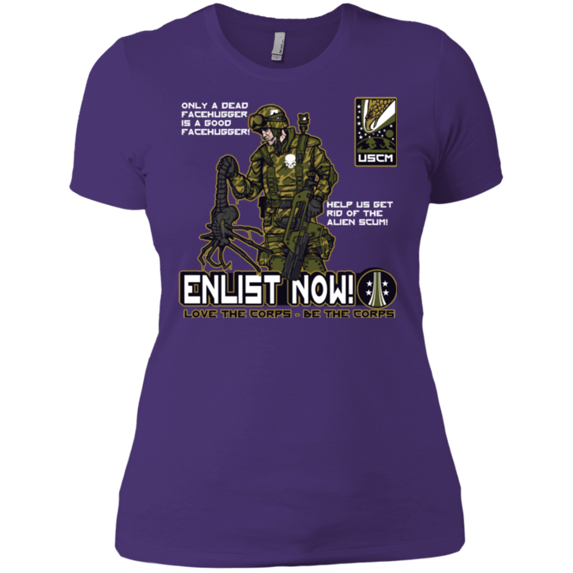 T-Shirts Purple Rush/ / X-Small Be The Corps Women's Premium T-Shirt