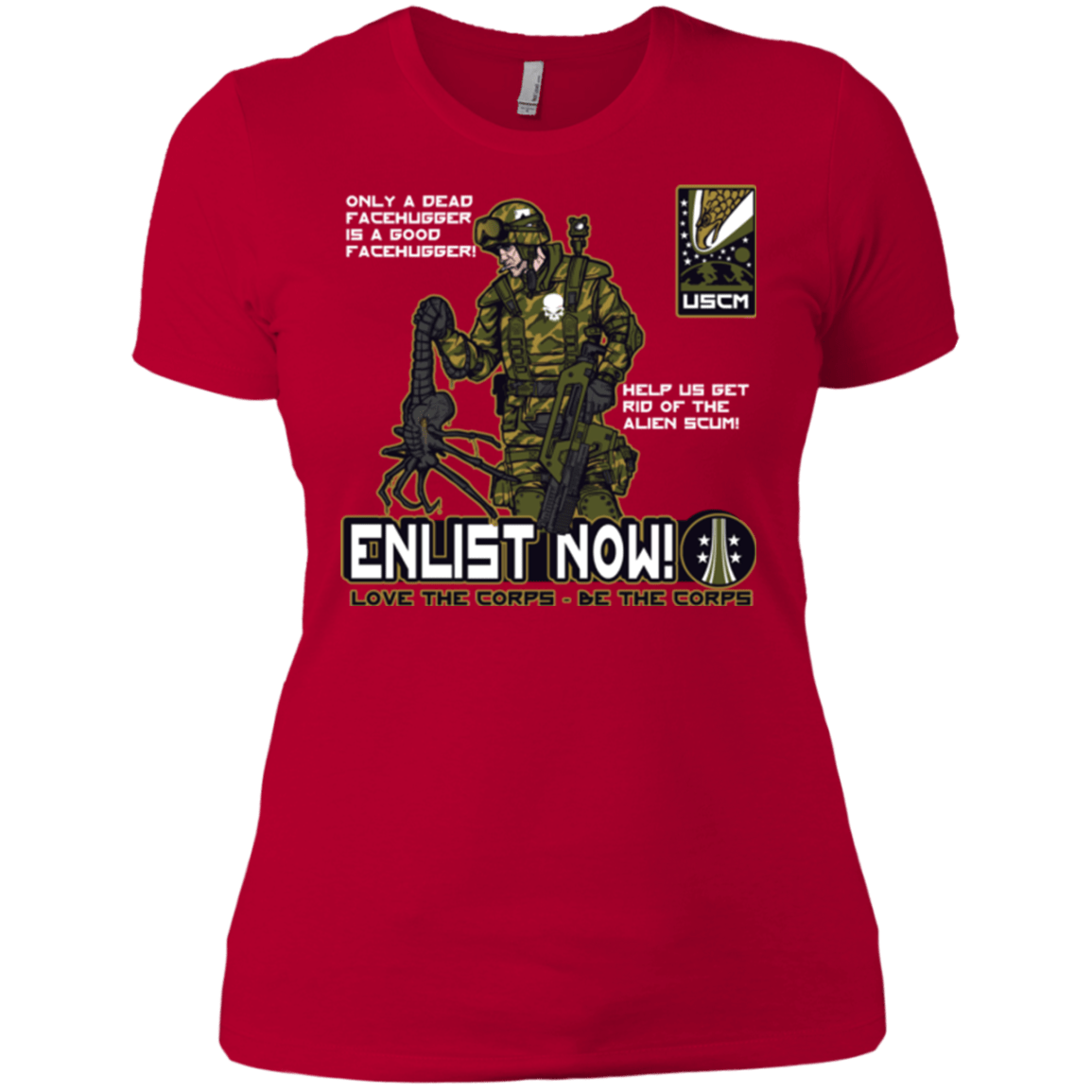 T-Shirts Red / X-Small Be The Corps Women's Premium T-Shirt