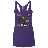 T-Shirts Purple Rush / X-Small Be The Corps Women's Triblend Racerback Tank