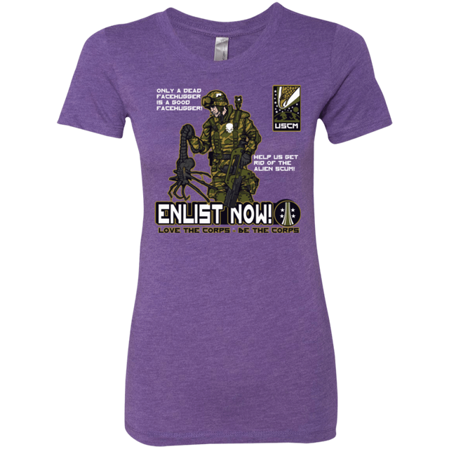 T-Shirts Purple Rush / Small Be The Corps Women's Triblend T-Shirt