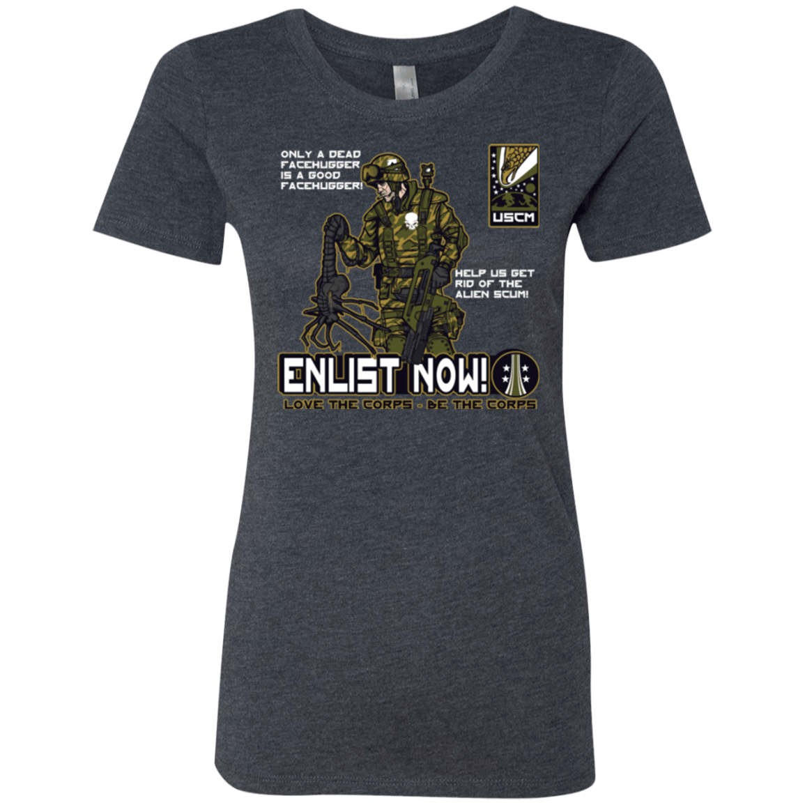 T-Shirts Vintage Navy / Small Be The Corps Women's Triblend T-Shirt