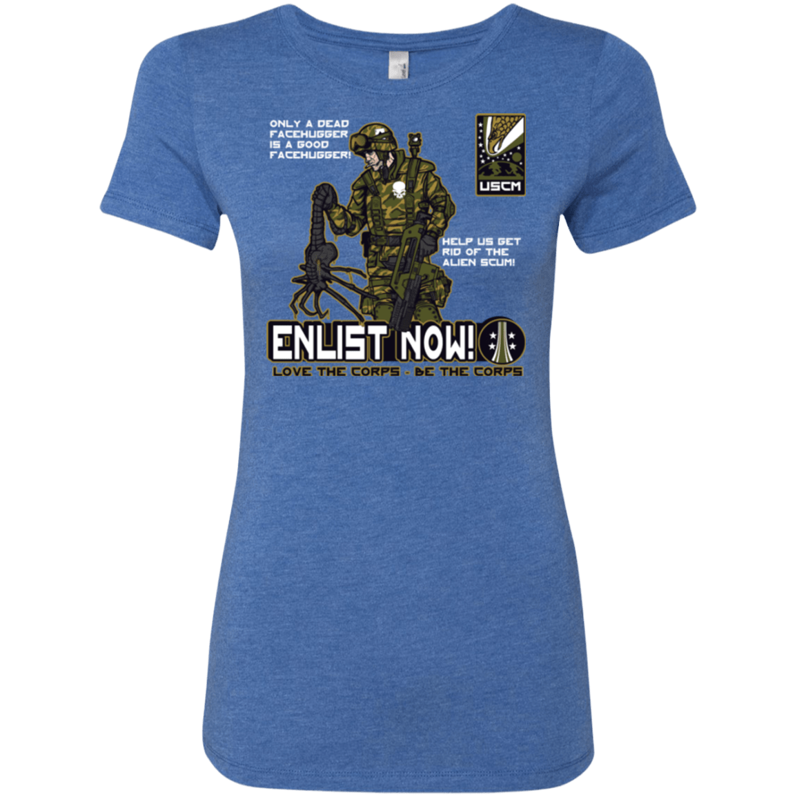 T-Shirts Vintage Royal / Small Be The Corps Women's Triblend T-Shirt