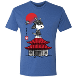 T-Shirts Vintage Royal / S Beagle Samurai sumi-e Men's Triblend T-Shirt