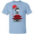 T-Shirts Light Blue / S Beagle Samurai sumi-e T-Shirt