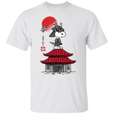 T-Shirts White / S Beagle Samurai sumi-e T-Shirt