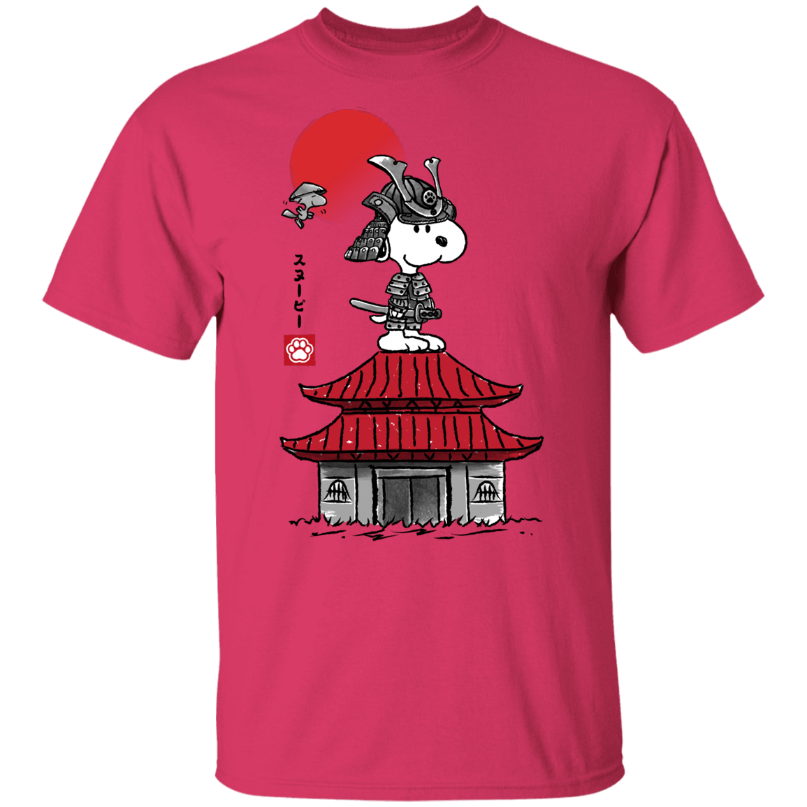 T-Shirts Heliconia / YXS Beagle Samurai sumi-e Youth T-Shirt