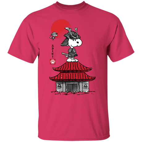 T-Shirts Heliconia / YXS Beagle Samurai sumi-e Youth T-Shirt
