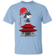 T-Shirts Light Blue / YXS Beagle Samurai sumi-e Youth T-Shirt