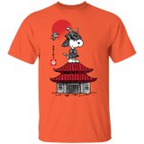 T-Shirts Orange / YXS Beagle Samurai sumi-e Youth T-Shirt