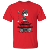 T-Shirts Red / YXS Beagle Samurai sumi-e Youth T-Shirt