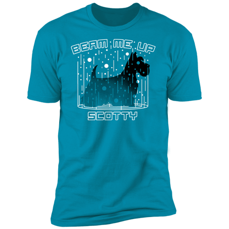 T-Shirts Turquoise / S Beam Me Up Scotty Men's Premium T-Shirt