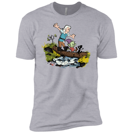 T-Shirts Heather Grey / YXS Bean and Elfo Boys Premium T-Shirt