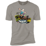 T-Shirts Light Grey / YXS Bean and Elfo Boys Premium T-Shirt