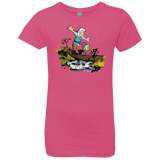 T-Shirts Hot Pink / YXS Bean and Elfo Girls Premium T-Shirt