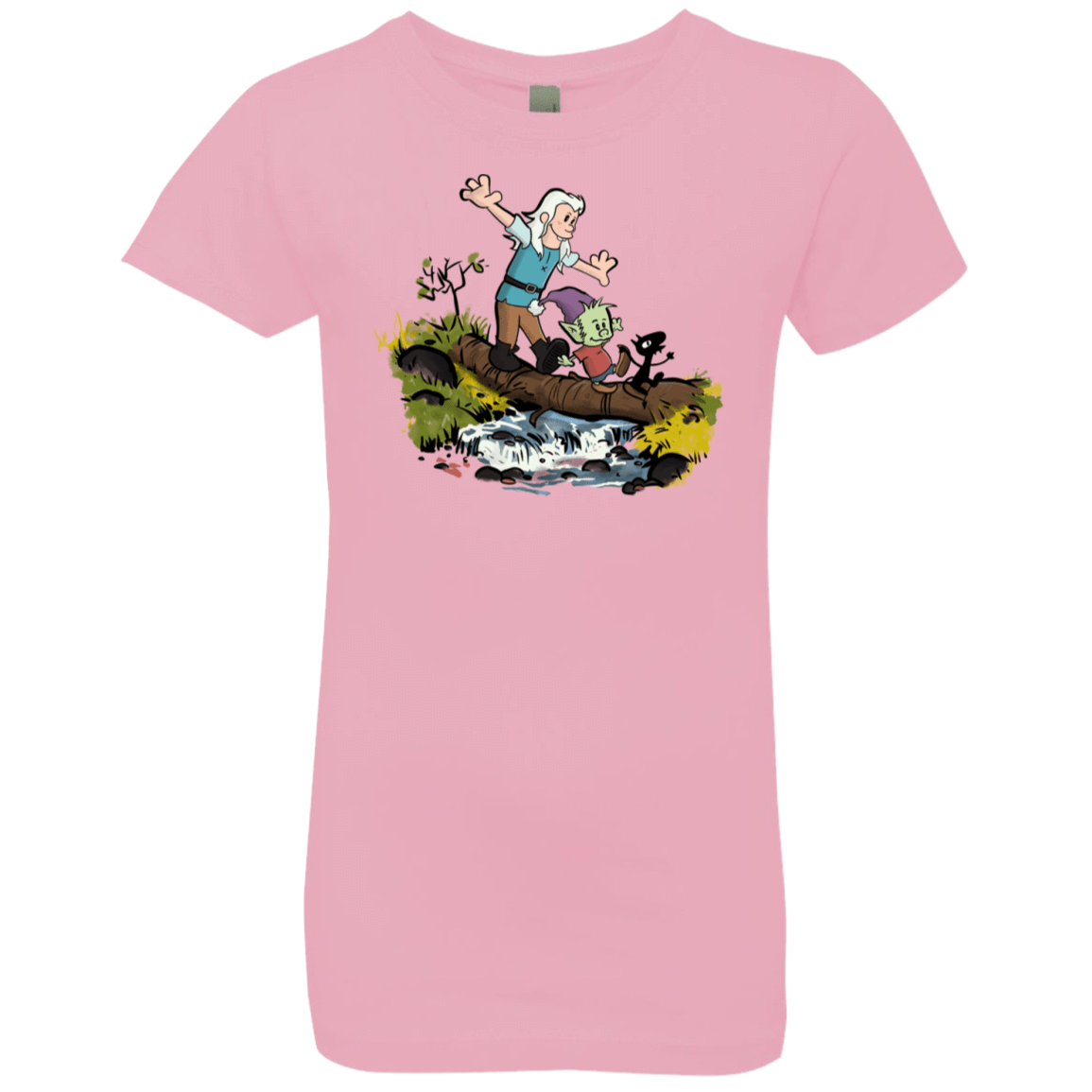 T-Shirts Light Pink / YXS Bean and Elfo Girls Premium T-Shirt