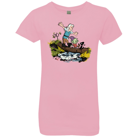 T-Shirts Light Pink / YXS Bean and Elfo Girls Premium T-Shirt