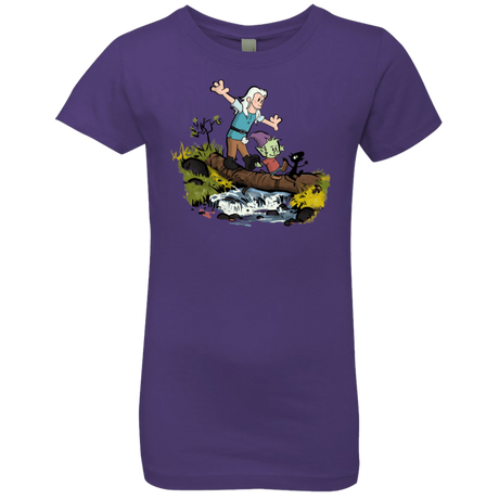 T-Shirts Purple Rush / YXS Bean and Elfo Girls Premium T-Shirt