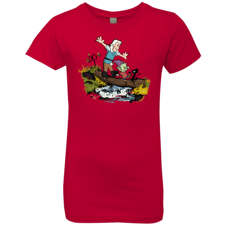 T-Shirts Red / YXS Bean and Elfo Girls Premium T-Shirt