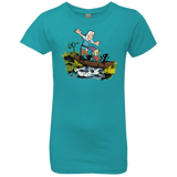 T-Shirts Tahiti Blue / YXS Bean and Elfo Girls Premium T-Shirt