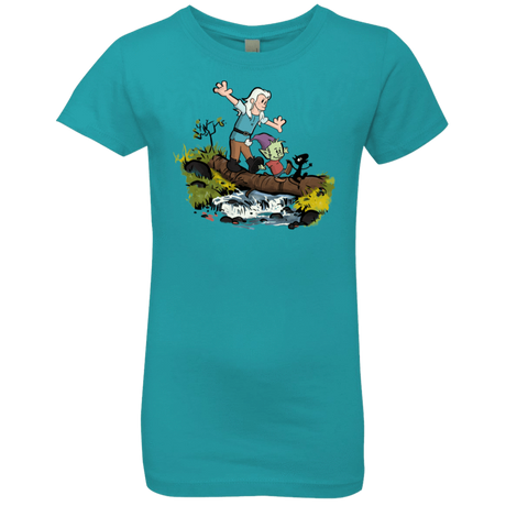 T-Shirts Tahiti Blue / YXS Bean and Elfo Girls Premium T-Shirt