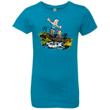 T-Shirts Turquoise / YXS Bean and Elfo Girls Premium T-Shirt