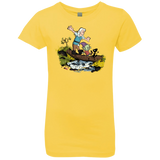 T-Shirts Vibrant Yellow / YXS Bean and Elfo Girls Premium T-Shirt