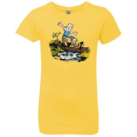 T-Shirts Vibrant Yellow / YXS Bean and Elfo Girls Premium T-Shirt