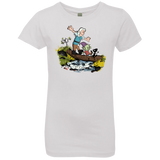 T-Shirts White / YXS Bean and Elfo Girls Premium T-Shirt