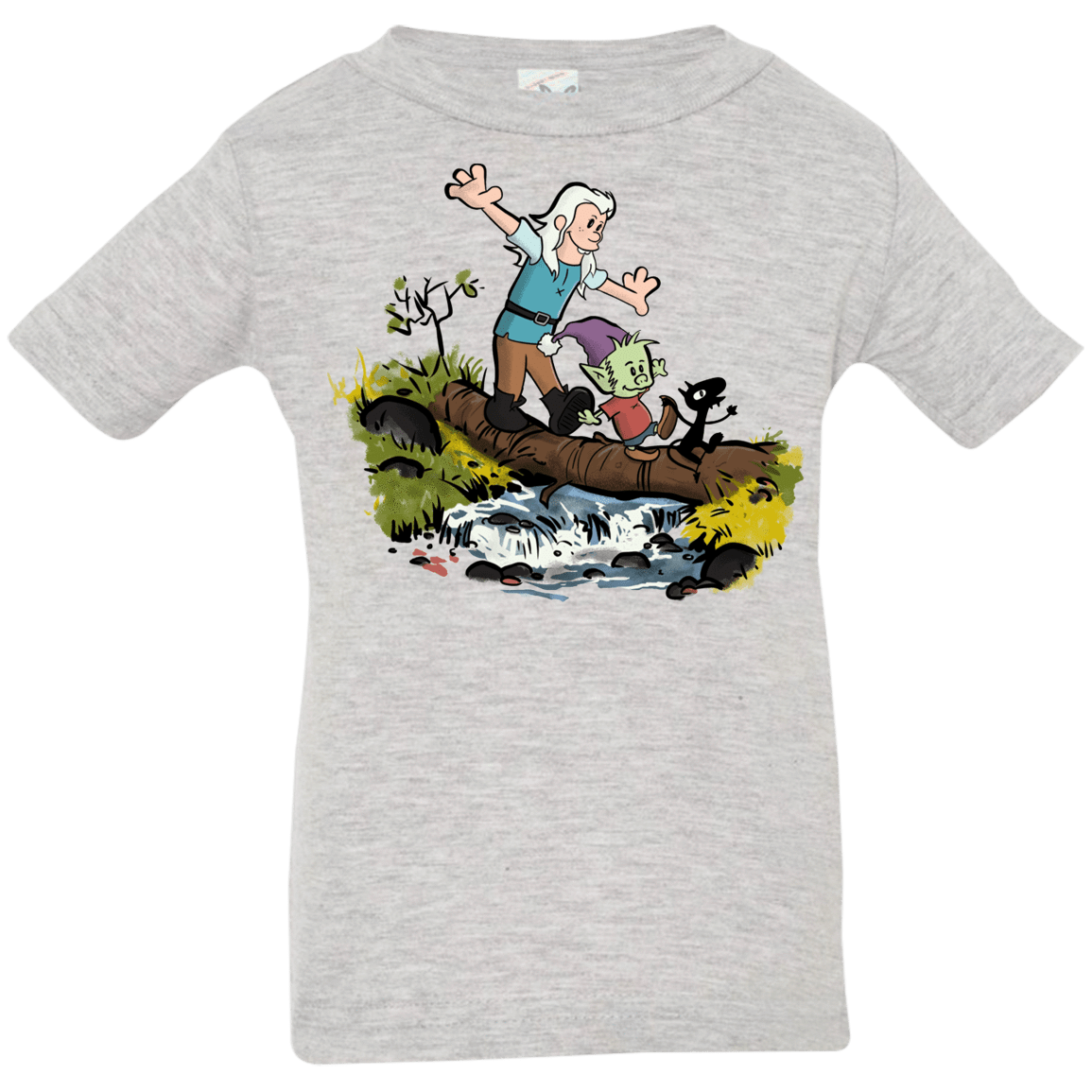 T-Shirts Heather Grey / 6 Months Bean and Elfo Infant Premium T-Shirt