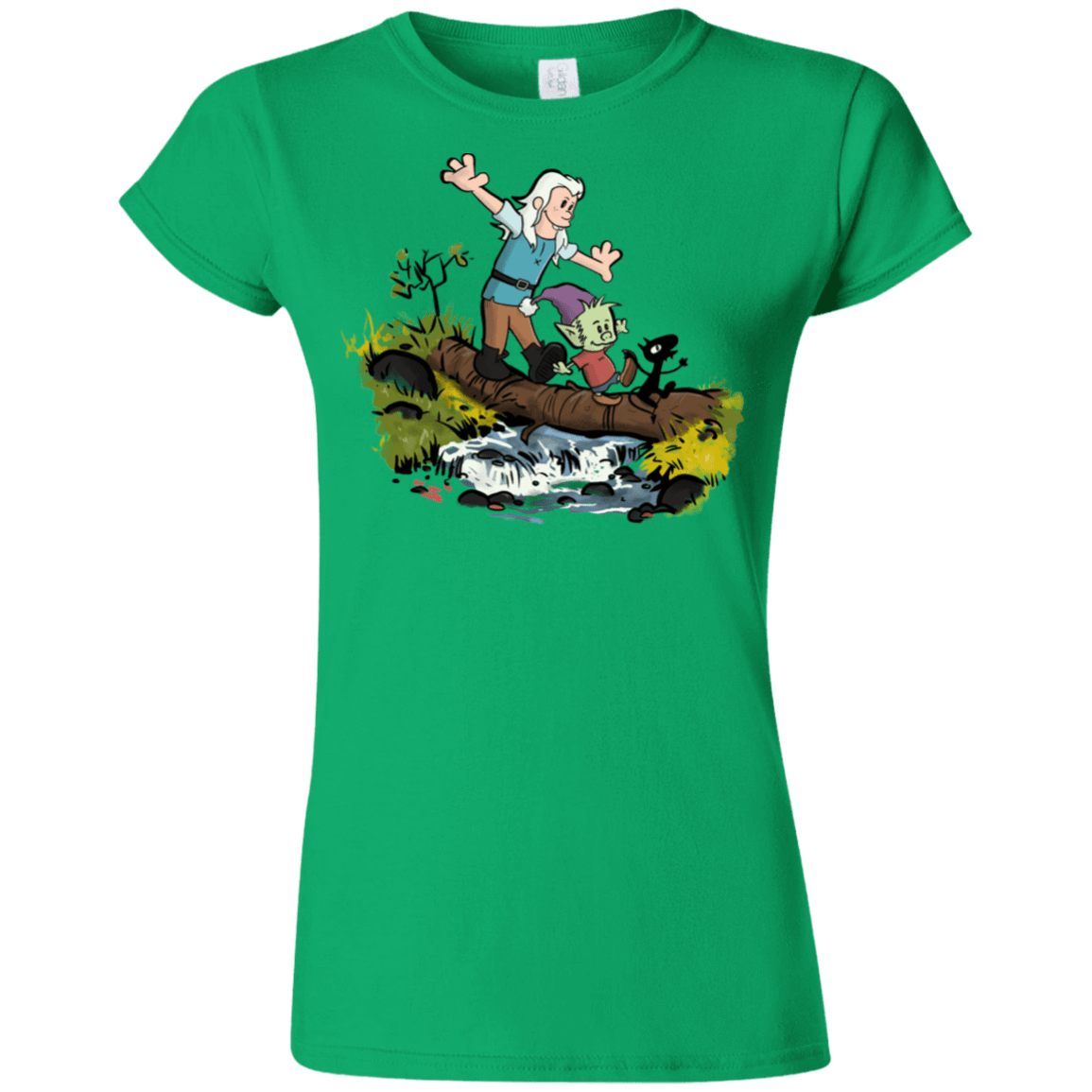 T-Shirts Irish Green / S Bean and Elfo Junior Slimmer-Fit T-Shirt