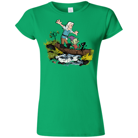 T-Shirts Irish Green / S Bean and Elfo Junior Slimmer-Fit T-Shirt