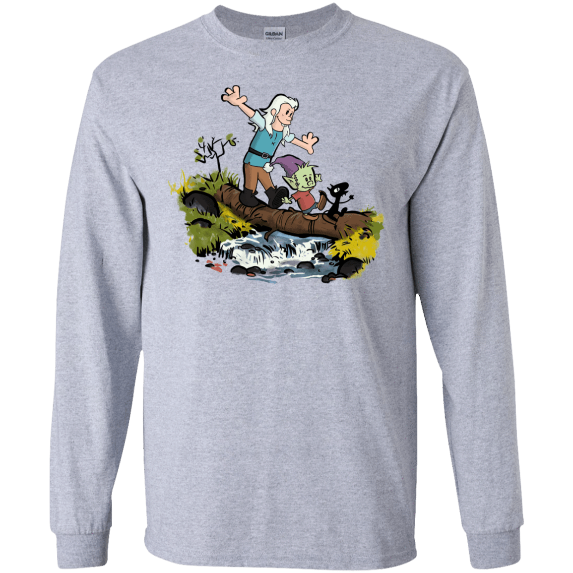 T-Shirts Sport Grey / S Bean and Elfo Men's Long Sleeve T-Shirt