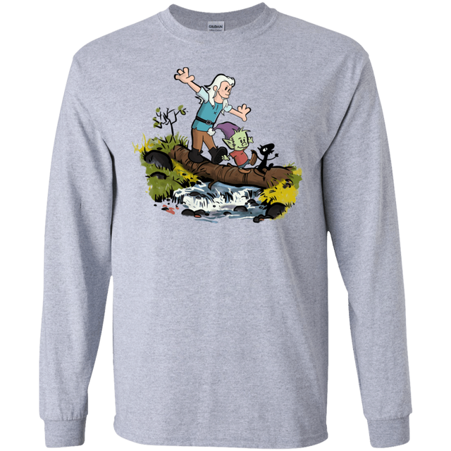 T-Shirts Sport Grey / S Bean and Elfo Men's Long Sleeve T-Shirt