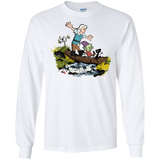 T-Shirts White / S Bean and Elfo Men's Long Sleeve T-Shirt