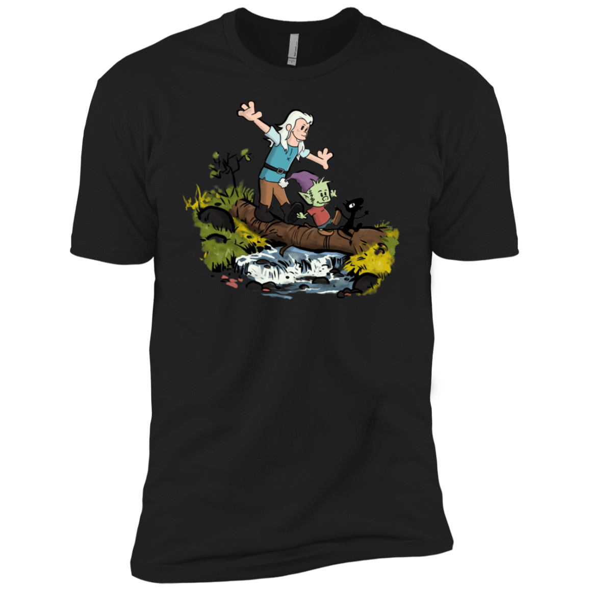 T-Shirts Black / X-Small Bean and Elfo Men's Premium T-Shirt