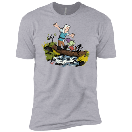 T-Shirts Heather Grey / X-Small Bean and Elfo Men's Premium T-Shirt