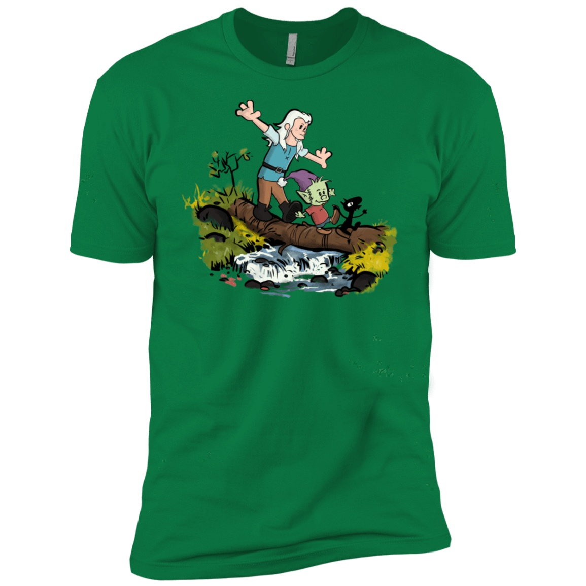 T-Shirts Kelly Green / X-Small Bean and Elfo Men's Premium T-Shirt