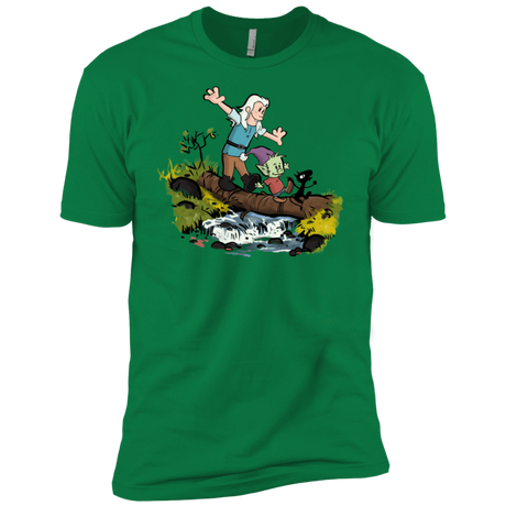 T-Shirts Kelly Green / X-Small Bean and Elfo Men's Premium T-Shirt